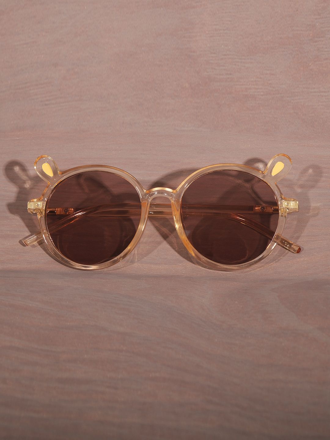 

DukieKooky Kids Round Sunglasses with UV Protected Lens DKSG470C, Brown