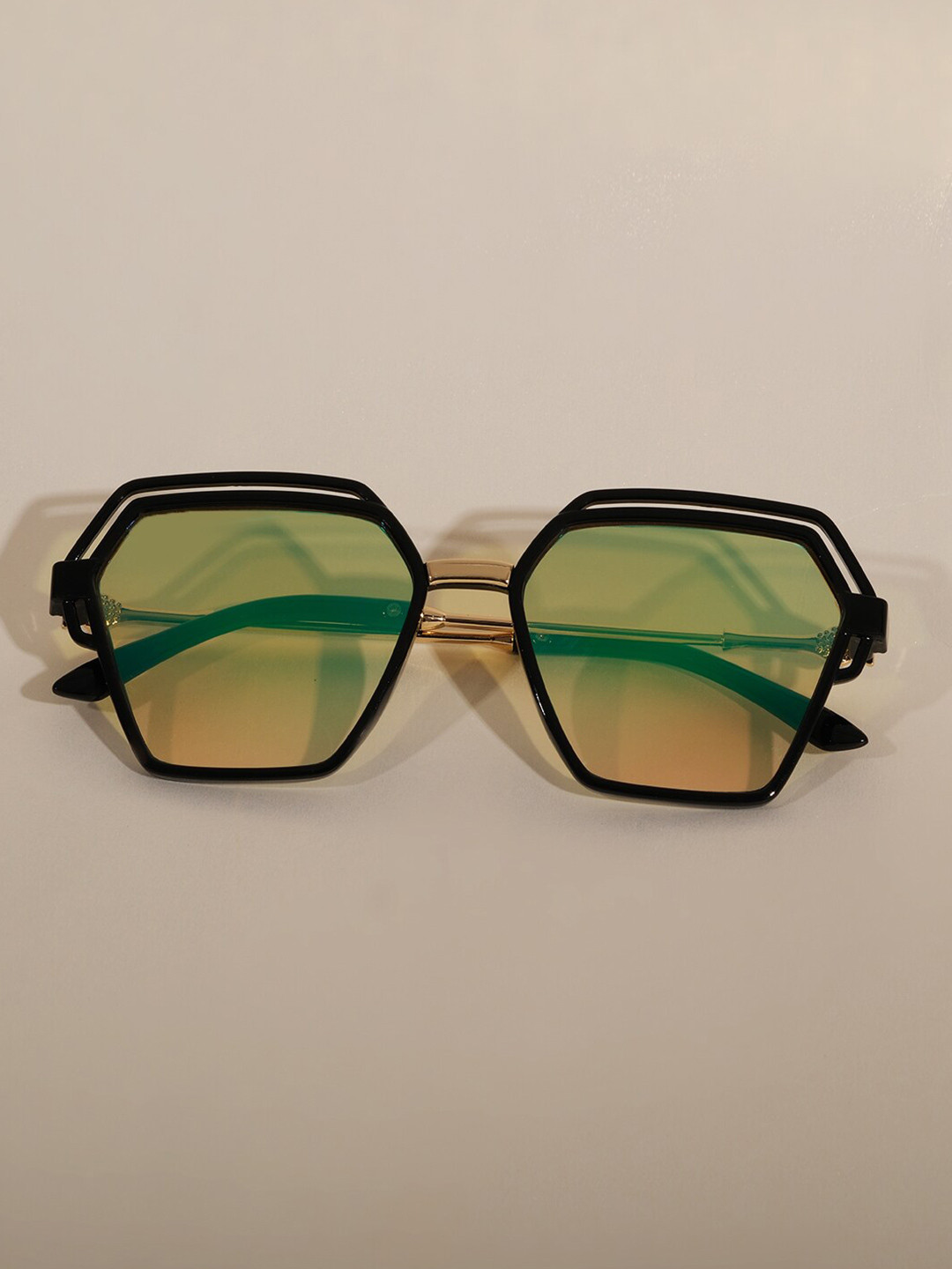 

DukieKooky Kids Square Sunglasses with UV Protected Lens DKSG475F, Green