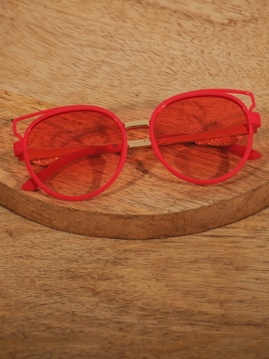 

DukieKooky Kids Round Sunglasses with UV Protected Lens DKSG474F, Red