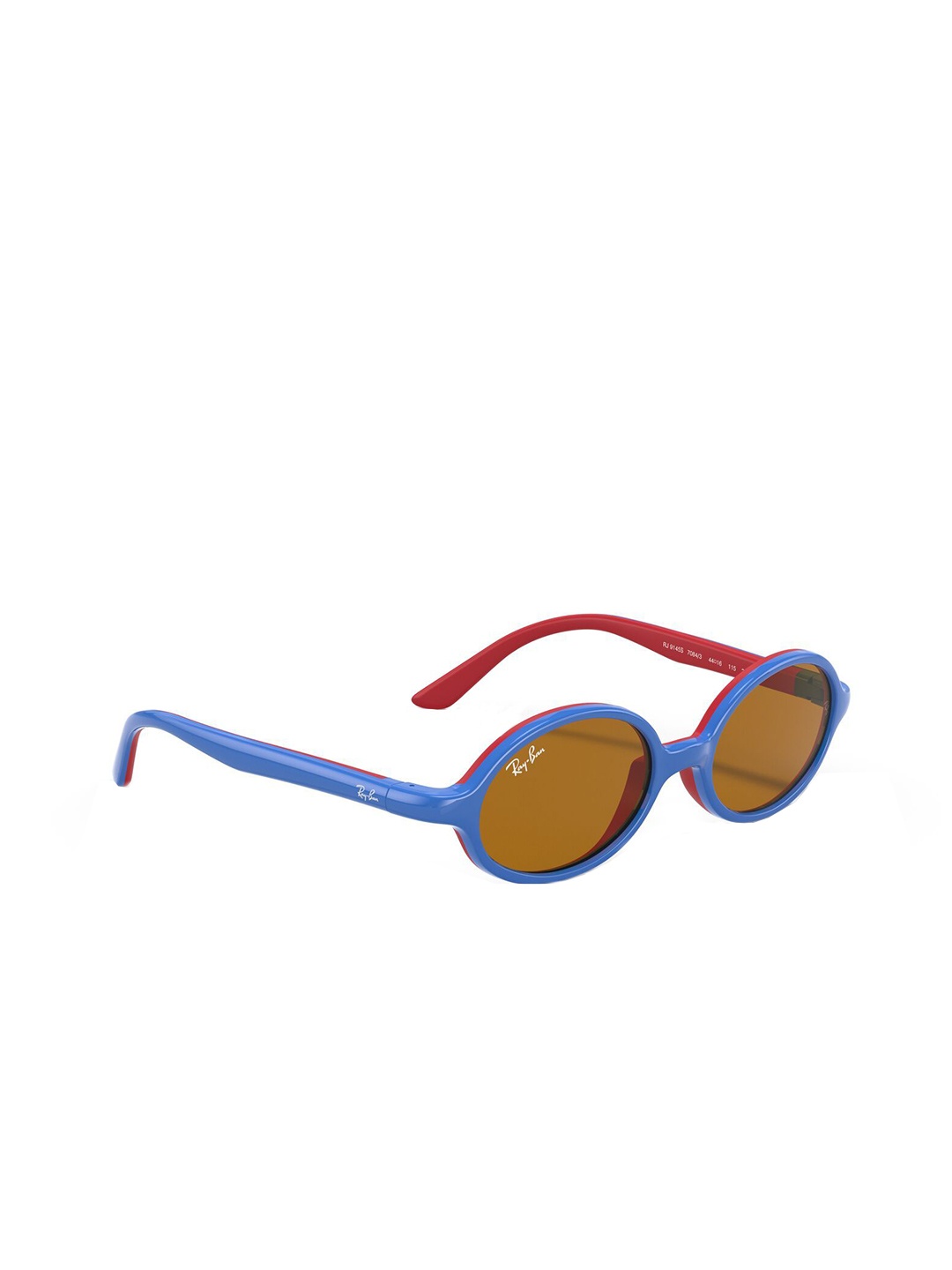 

Ray-Ban Junior Kids Oval Sunglasses with UV Protected Lens-8056597480291, Brown
