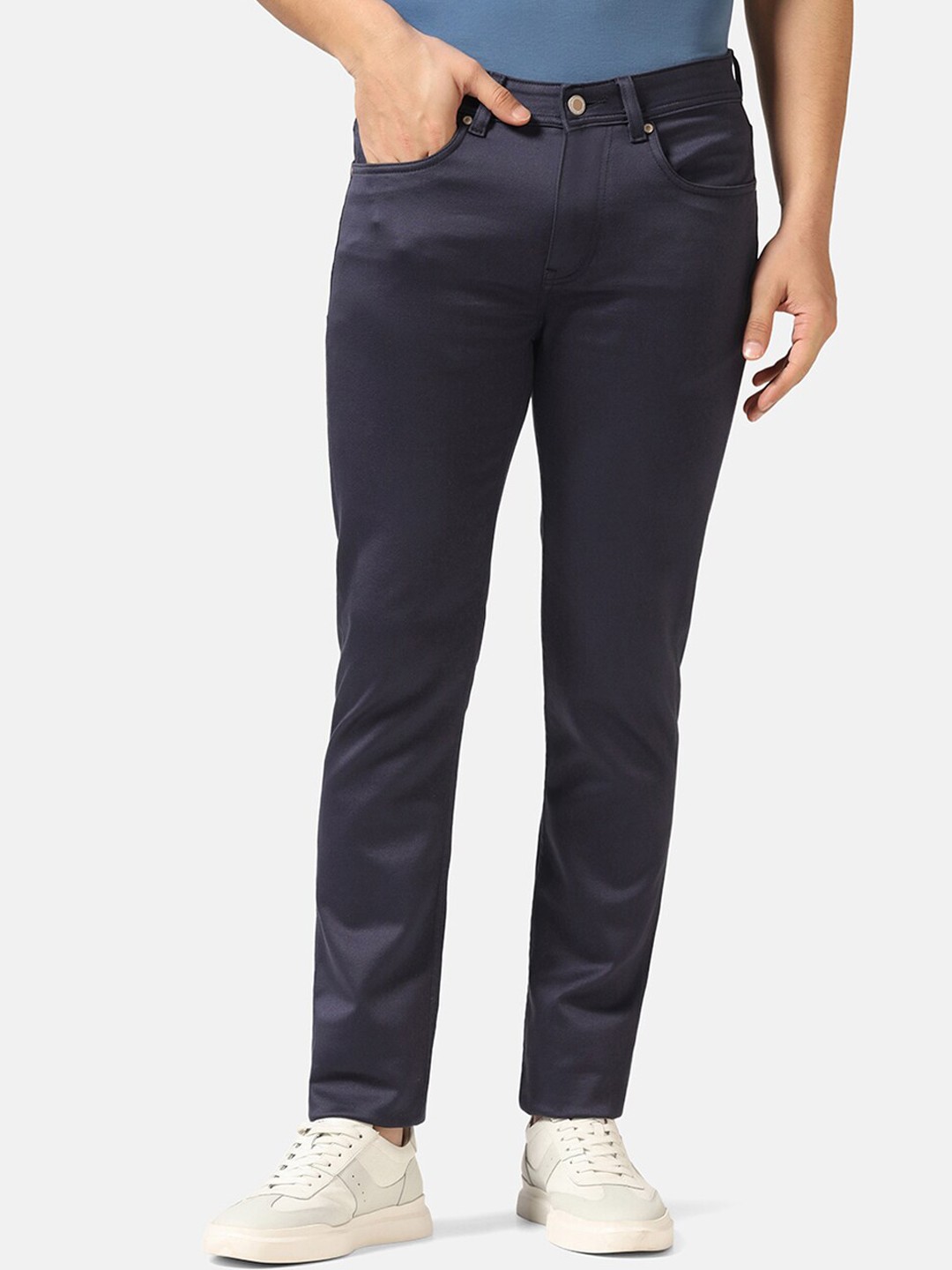 

Blackberrys Men Jean Skinny Fit Low-Rise Stretchable Jeans, Navy blue