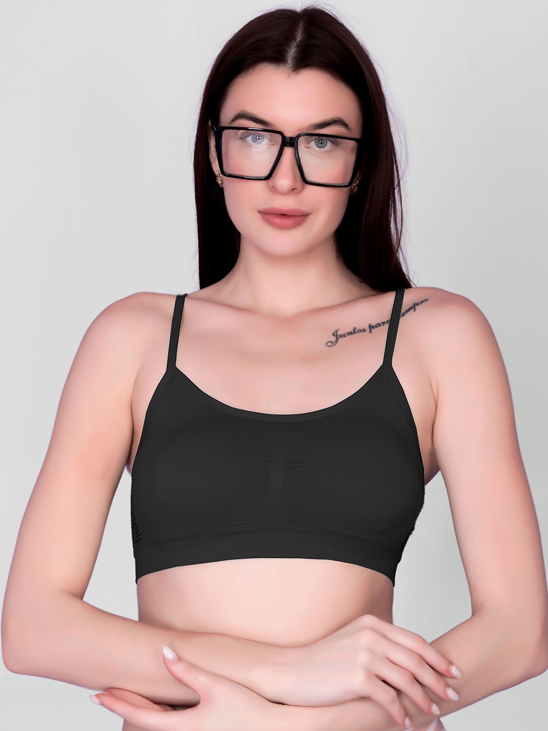 

Spiaty Full Coverage Removable Padding Everyday Bra With All Day Comfort, Black