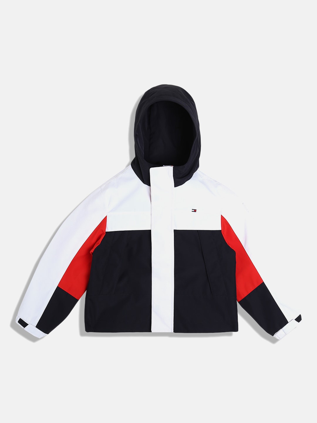 

Tommy Hilfiger Colourblocked Open Front Jacket, Blue