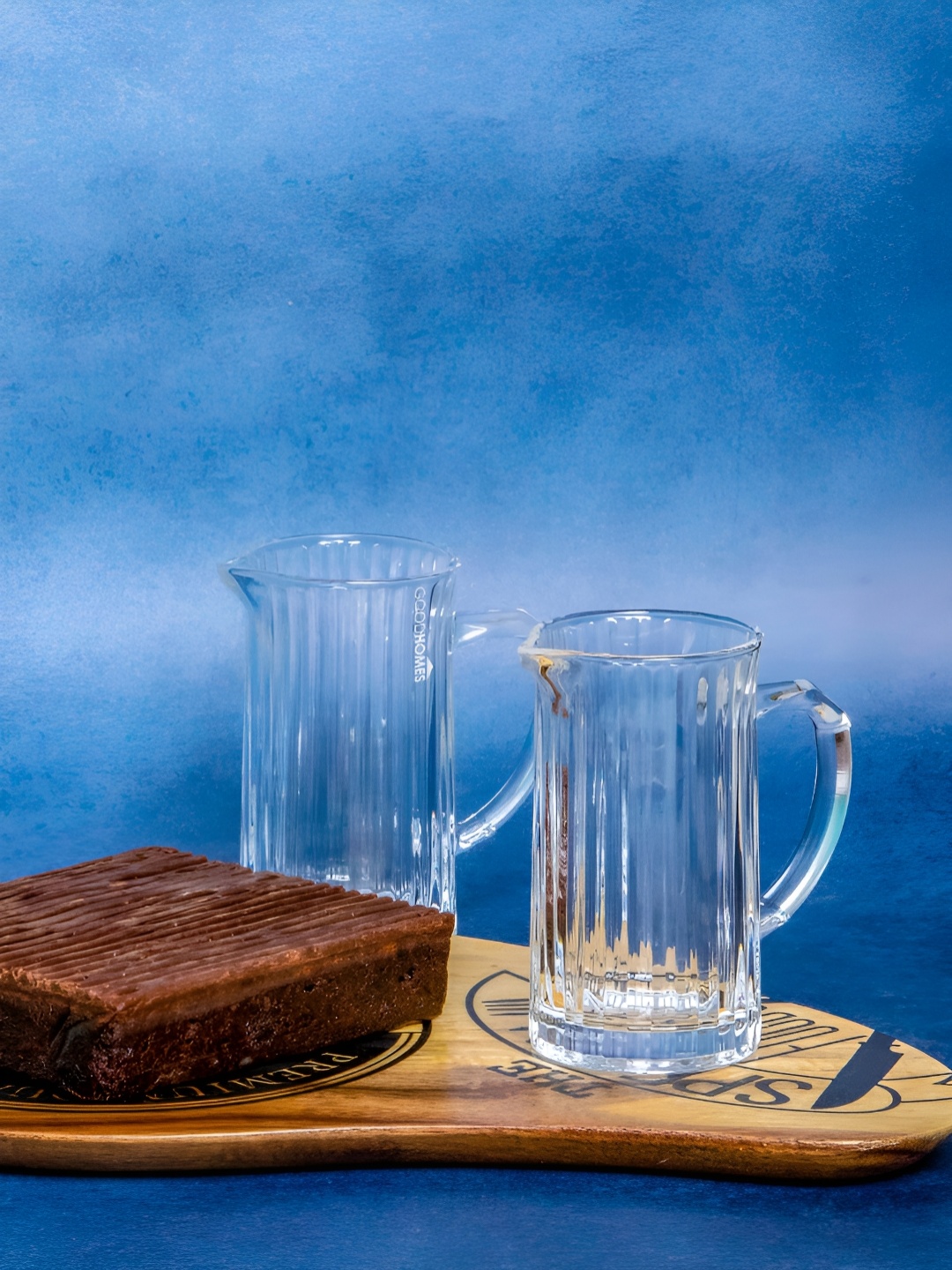 

Aura Transparent 6Pcs Textured Glass Dishwasher Safe Sauce Jugs 120ml Each
