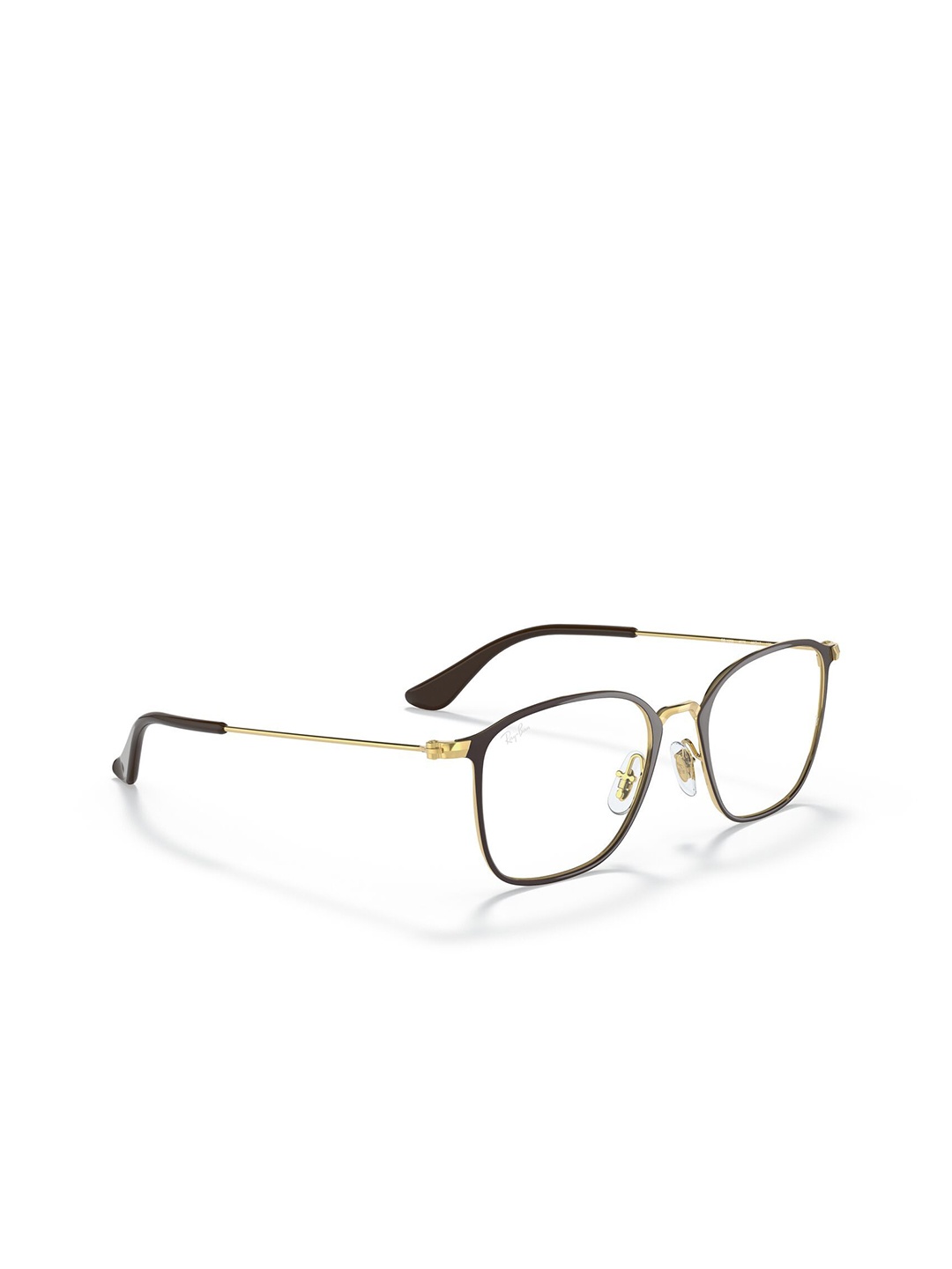 

Ray-Ban Kids Unisex Square Brown Frames - 0RY1056407846, Black