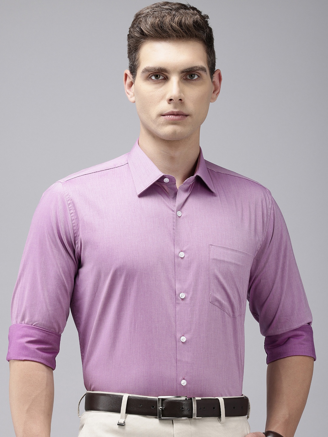 

Van Heusen Slim Fit Pure Cotton Formal Shirt, Pink