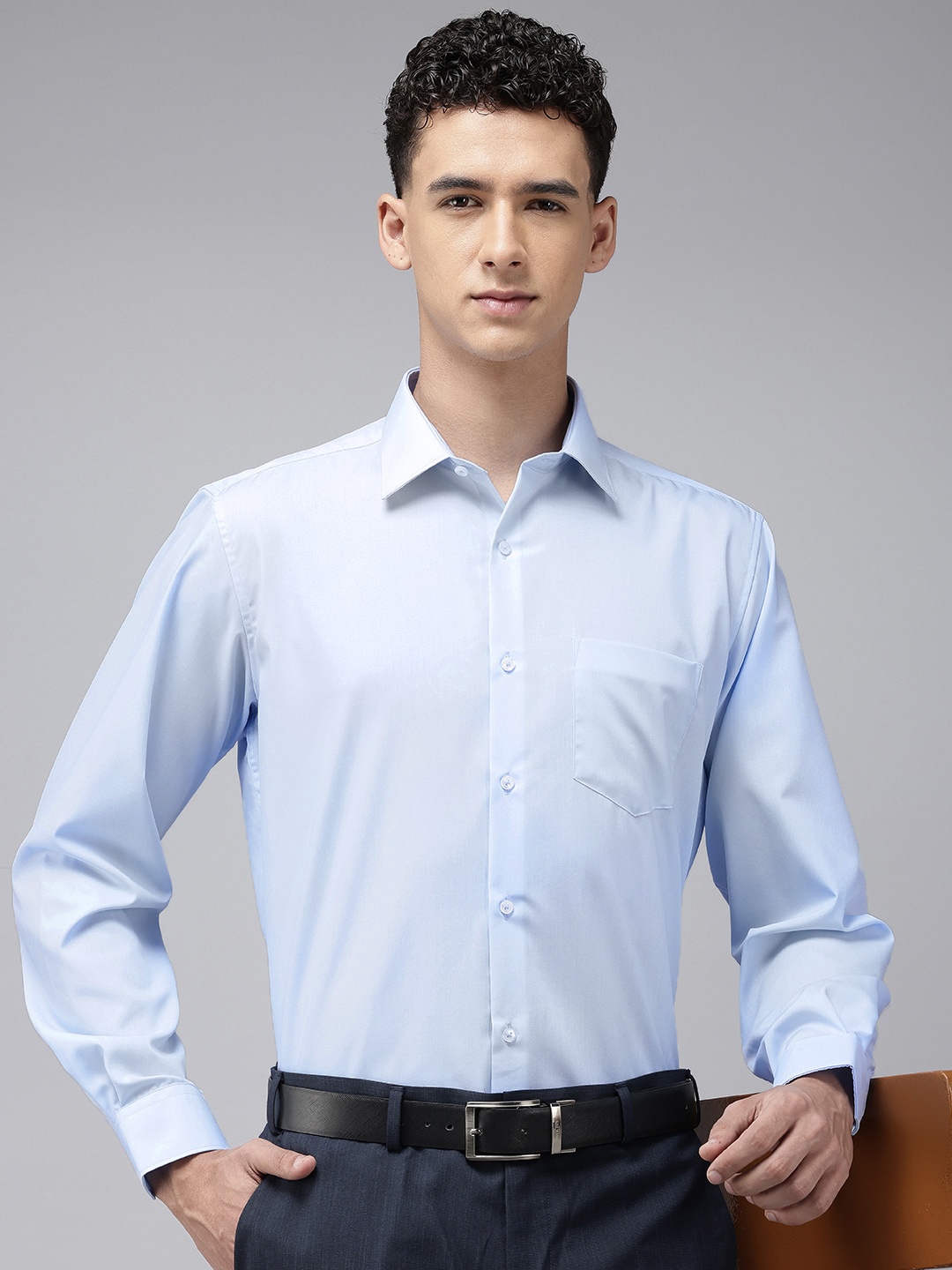 

Van Heusen Pure Cotton Formal Shirt, Blue