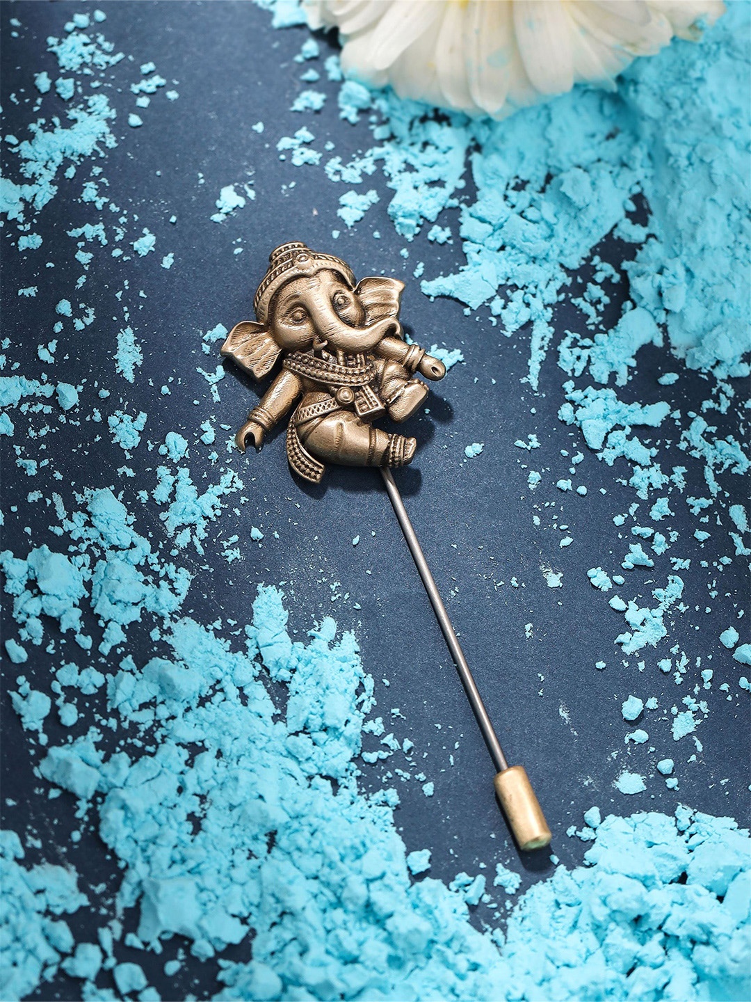 

RAMO Boys Lord Ganesha Lapel Pin, Gold