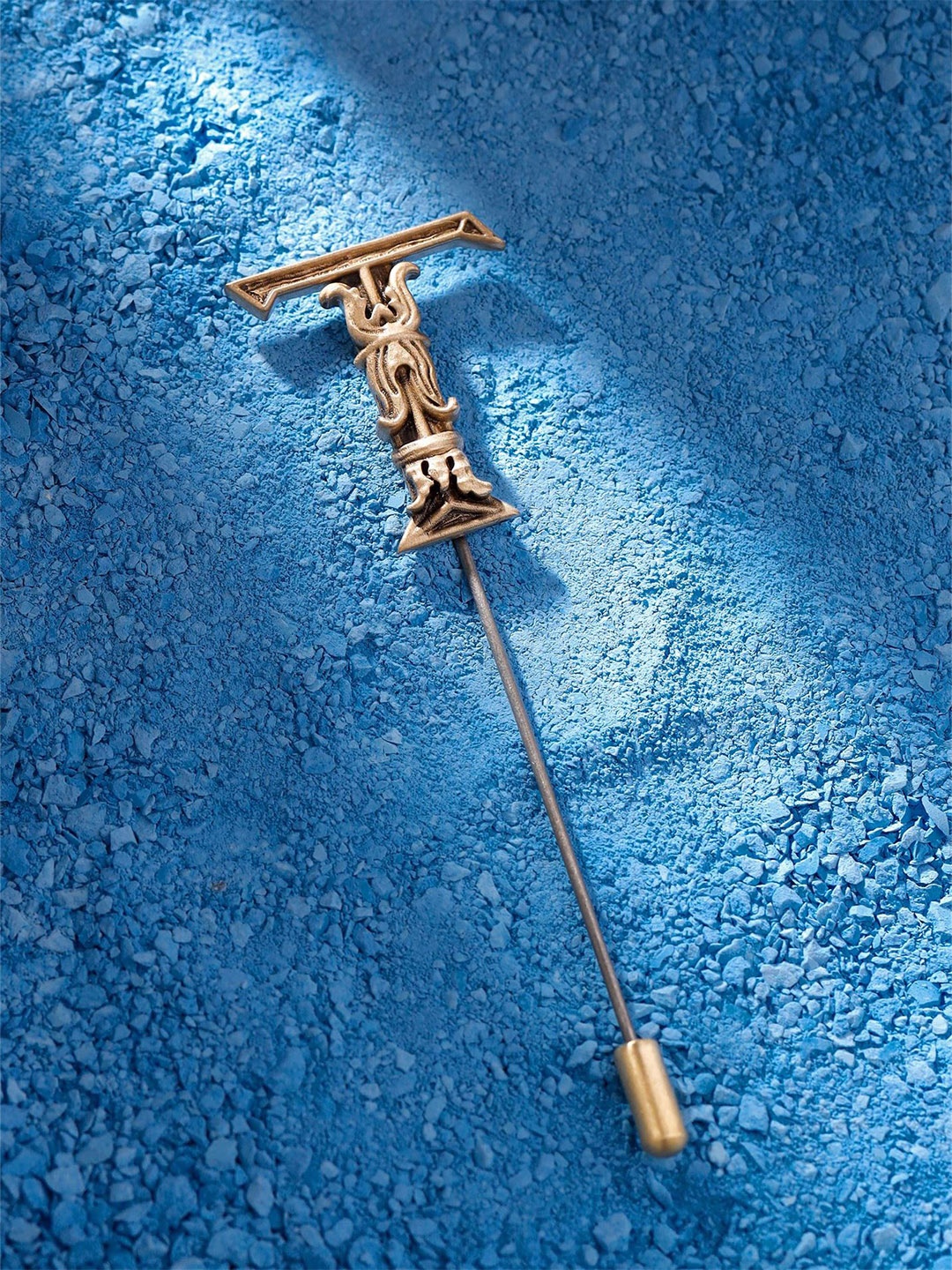 

RAMO Boys Terrific T Lapel Pin Brooch, Gold