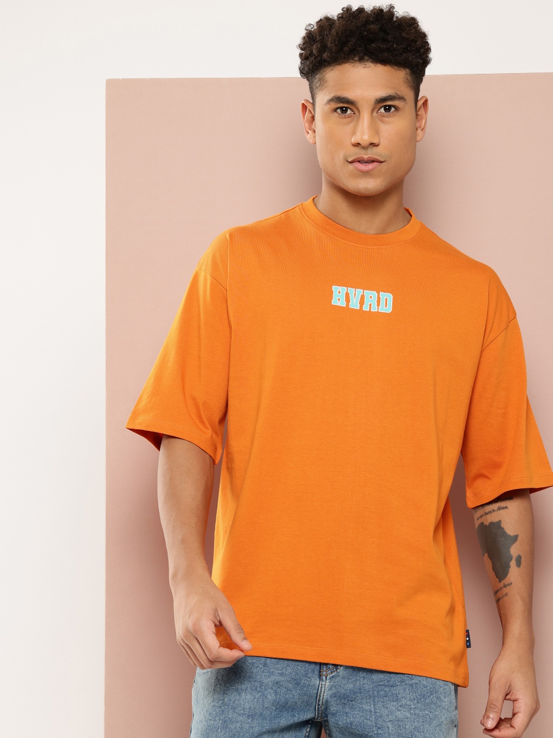 

Harvard Pure Cotton T-shirt, Orange