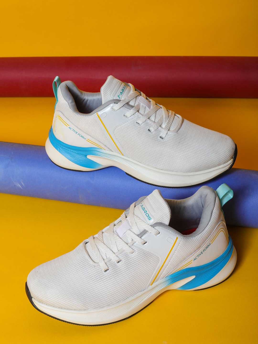 

ABROS Men FRONX-1 Running Shoes, Off white