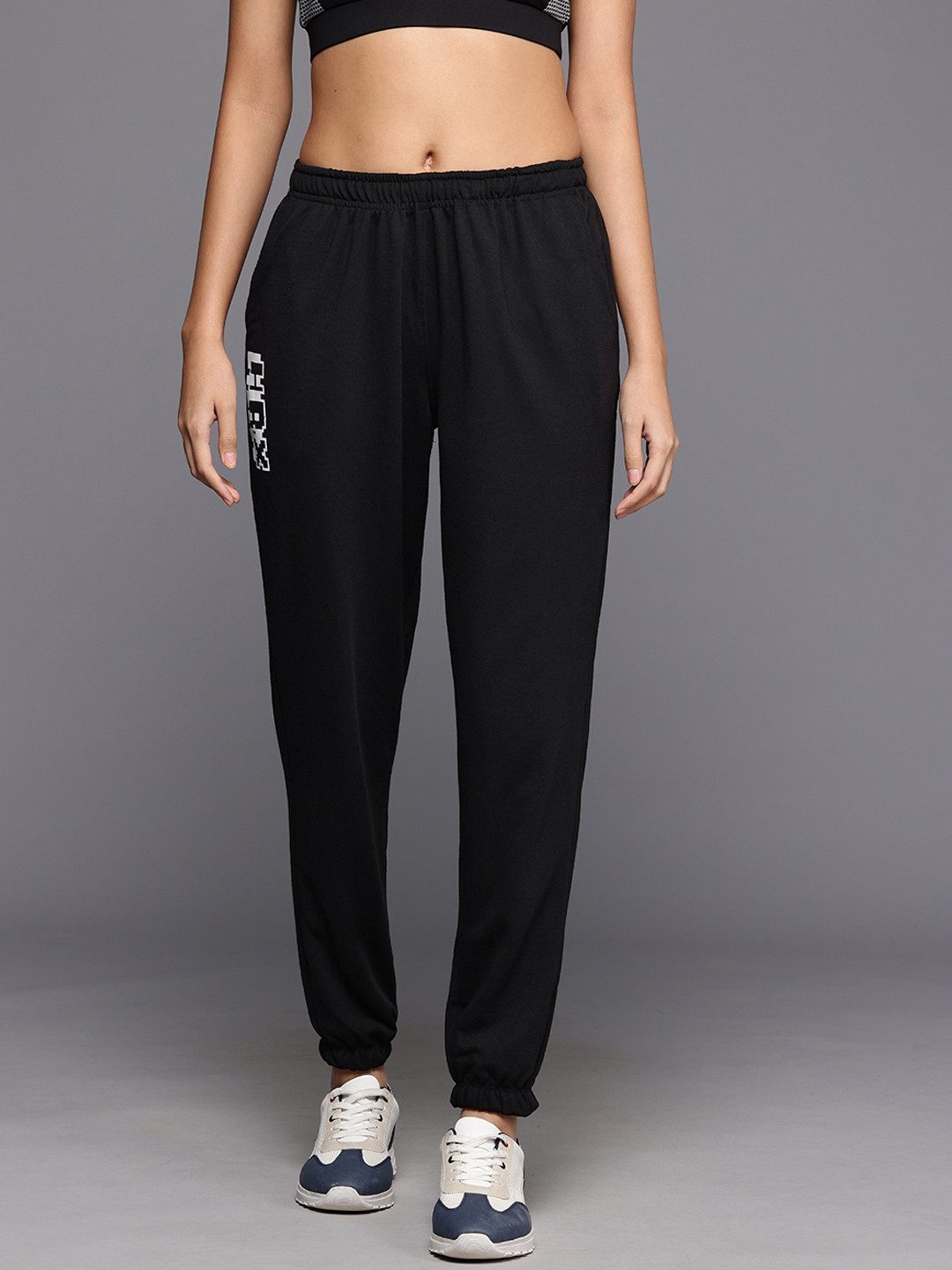 

HRX by Hrithik Roshan Women Lifestyle Joggers, Black