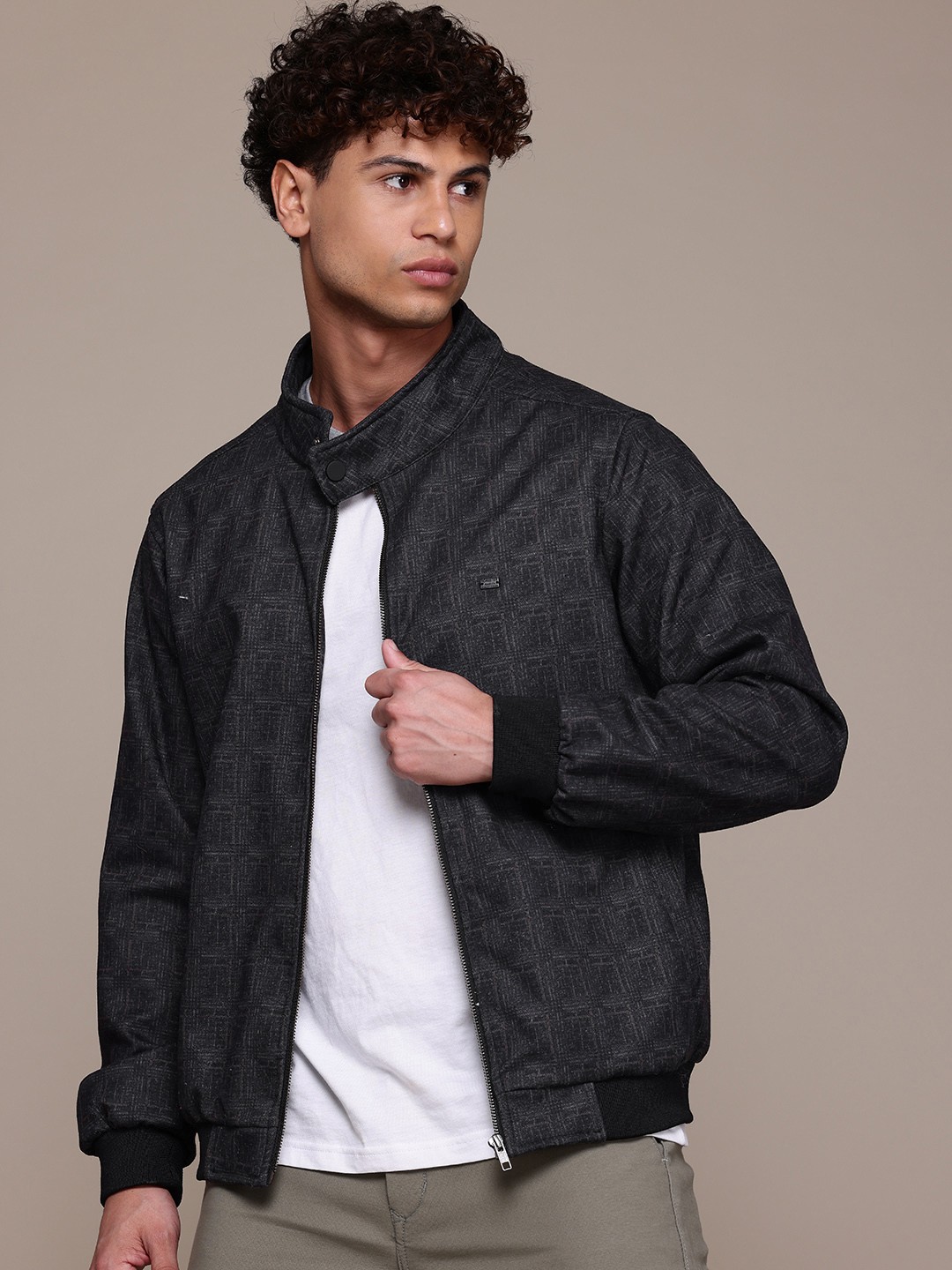 

The Roadster Lifestyle Co. Self-Design Bomber Jacket, Black