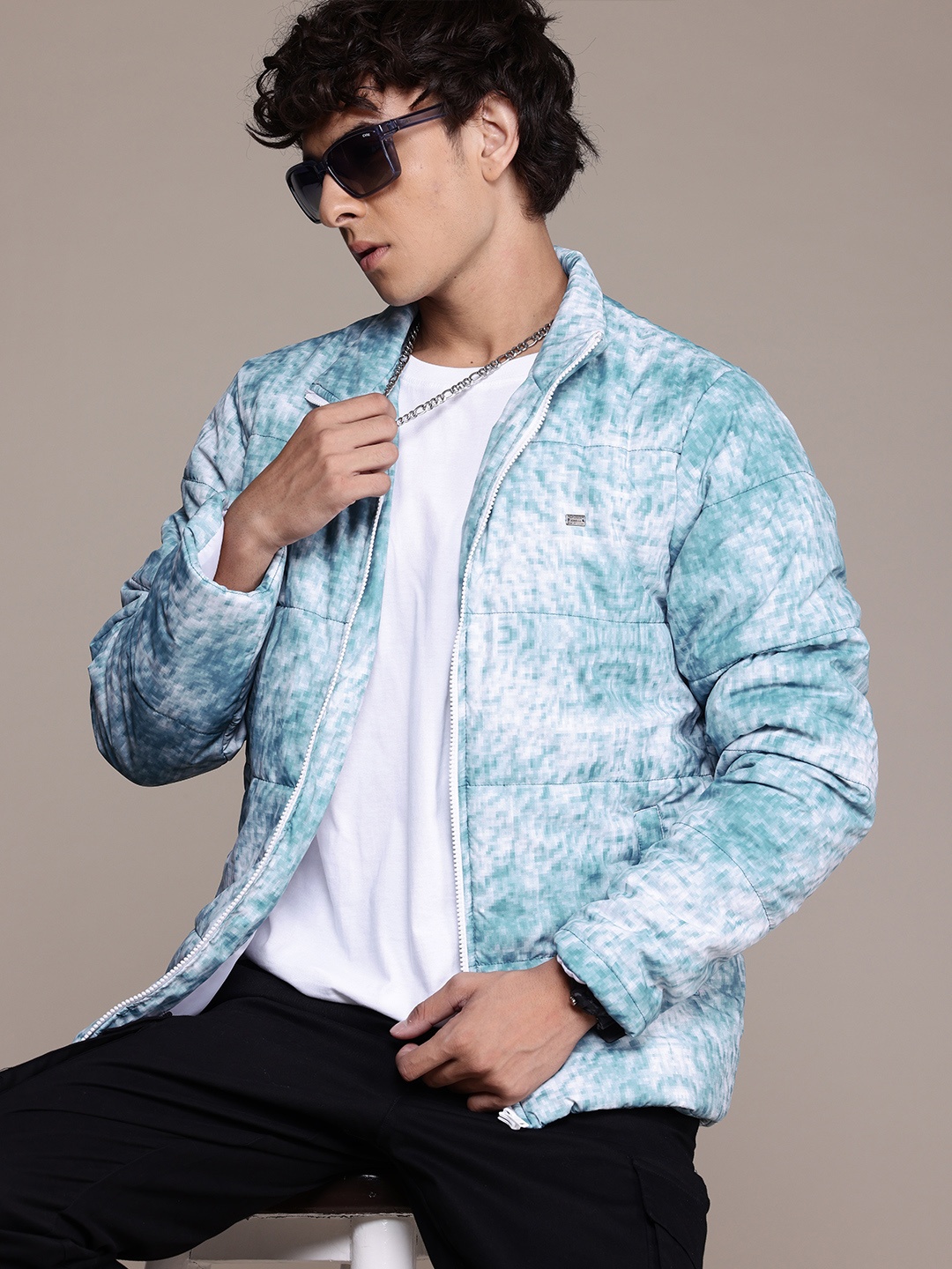 

The Roadster Lifestyle Co. Dyed Padded Jacket, Blue