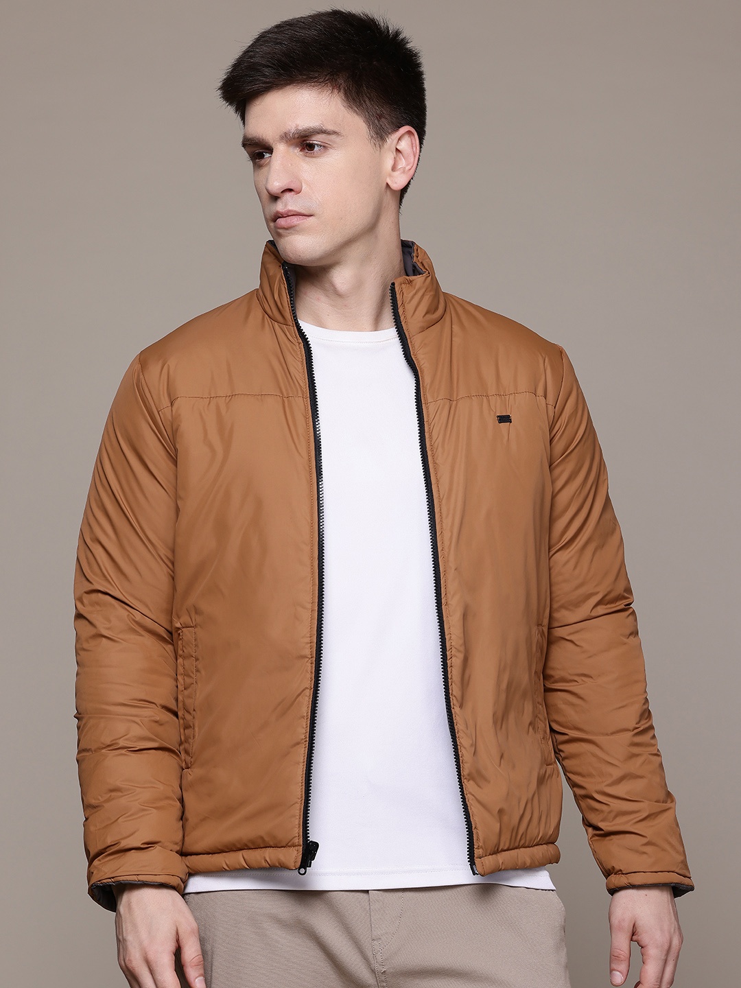 

Roadster The Lifestyle Co. Reversible Padded Jacket, Mustard