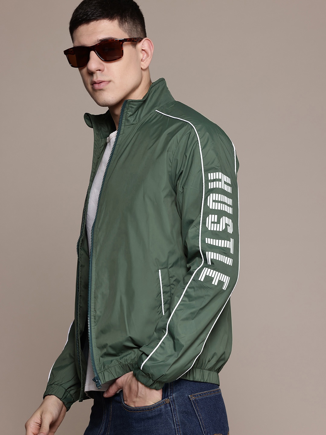

The Roadster Lifestyle Co. Printed Tailored Jacket, Green