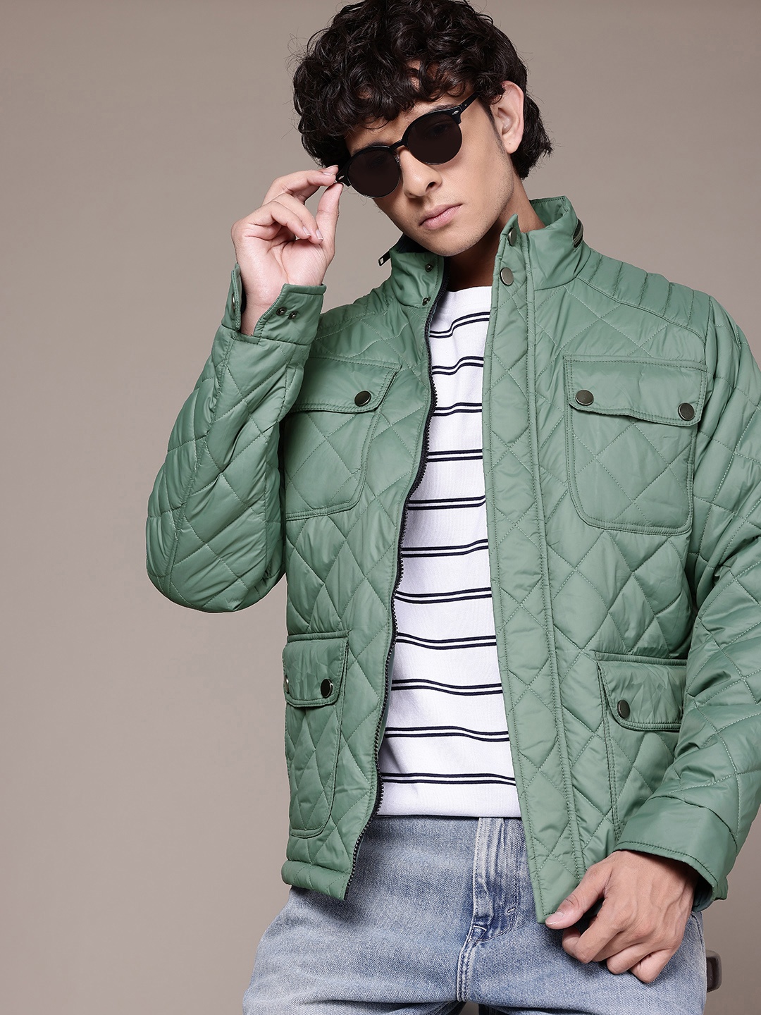 

The Roadster Lifestyle Co. Utility Quilted Jacket, Green