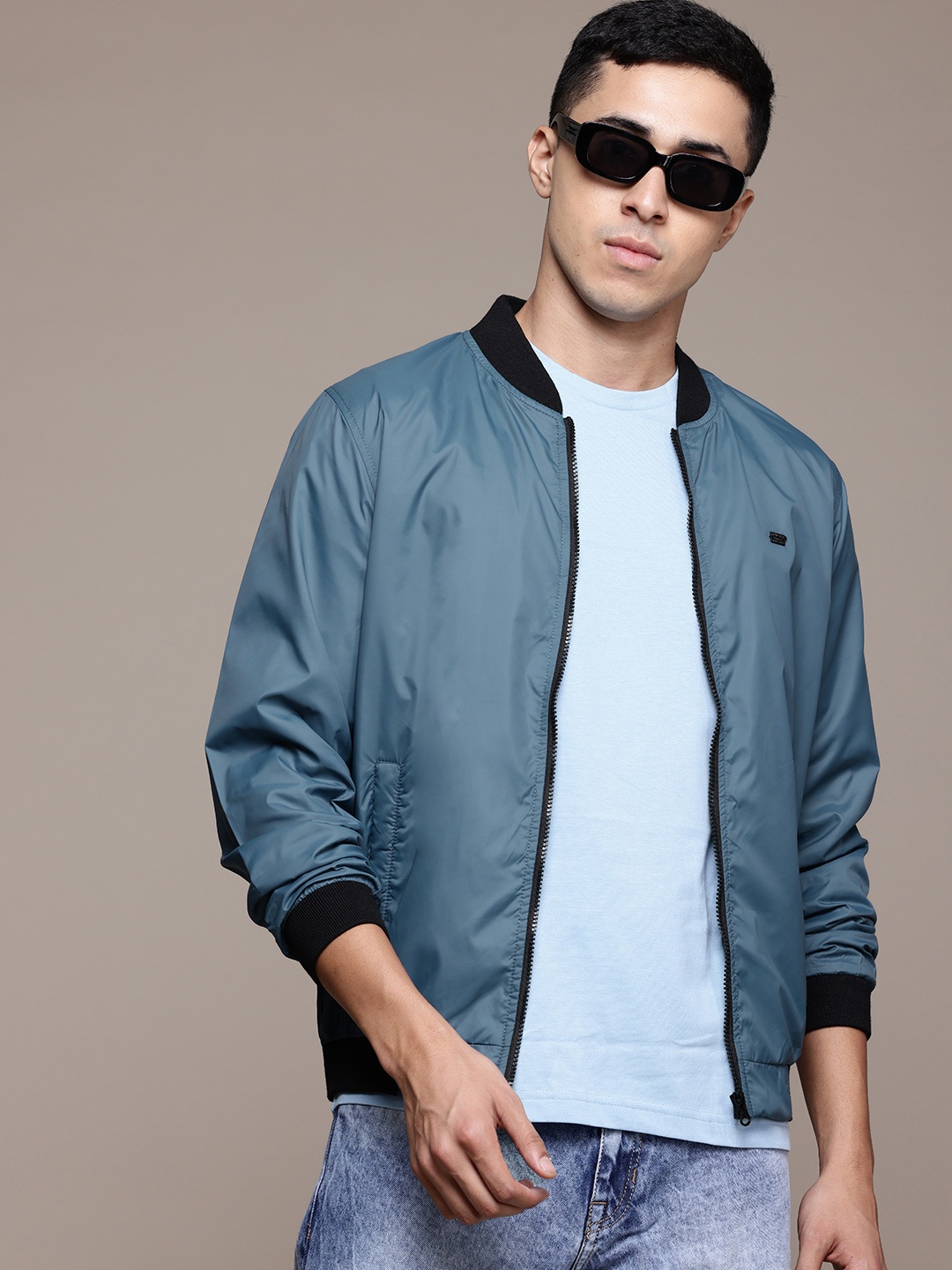 

The Roadster Lifestyle Co. Bomber Jacket, Blue