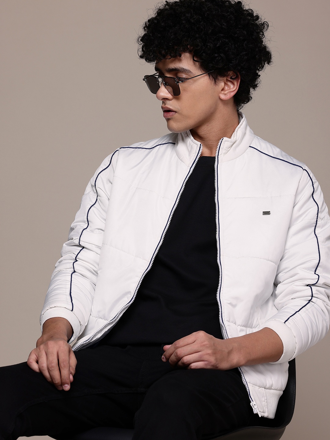 

The Roadster Lifestyle Co. Bomber Jacket, White