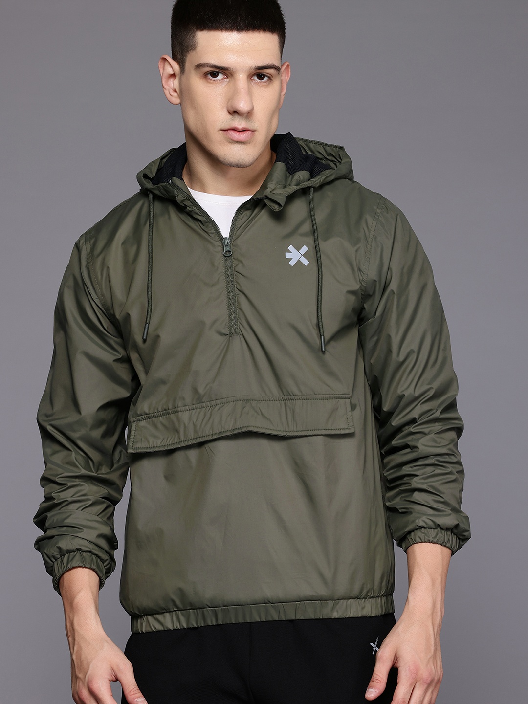 

HRX by Hrithik Roshan Hooded Outdoor Jacket, Green