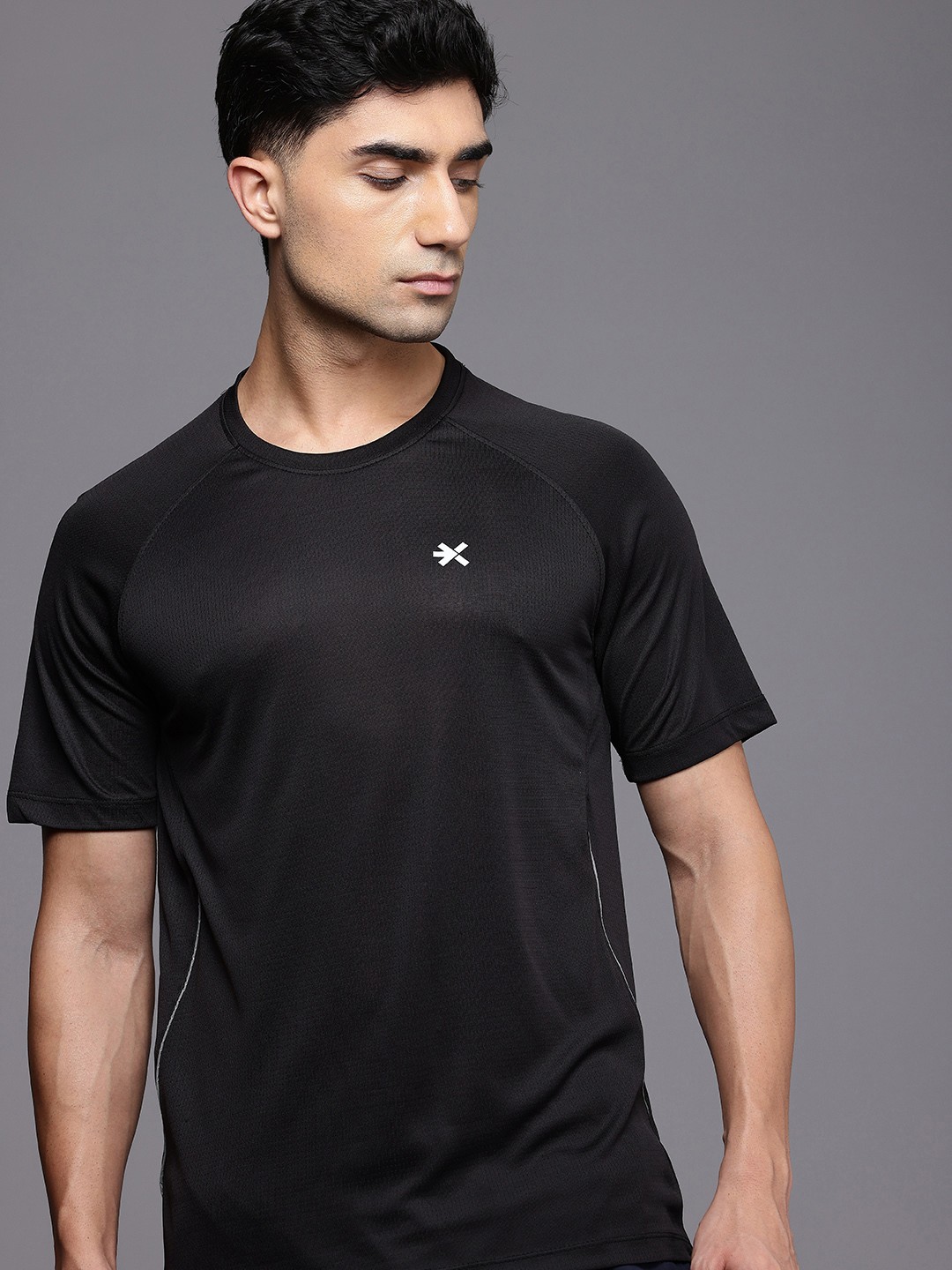 

HRX by Hrithik Roshan Running T-shirt, Black