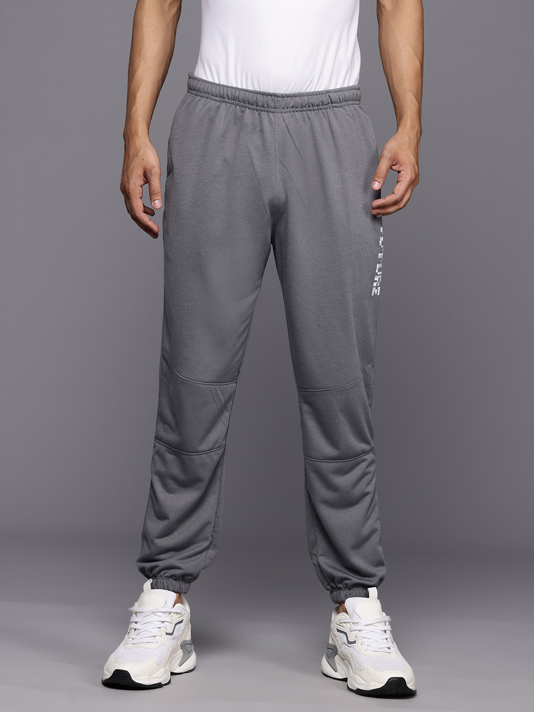 

HRX by Hrithik Roshan Men Panelled Lifestyle Joggers, Grey