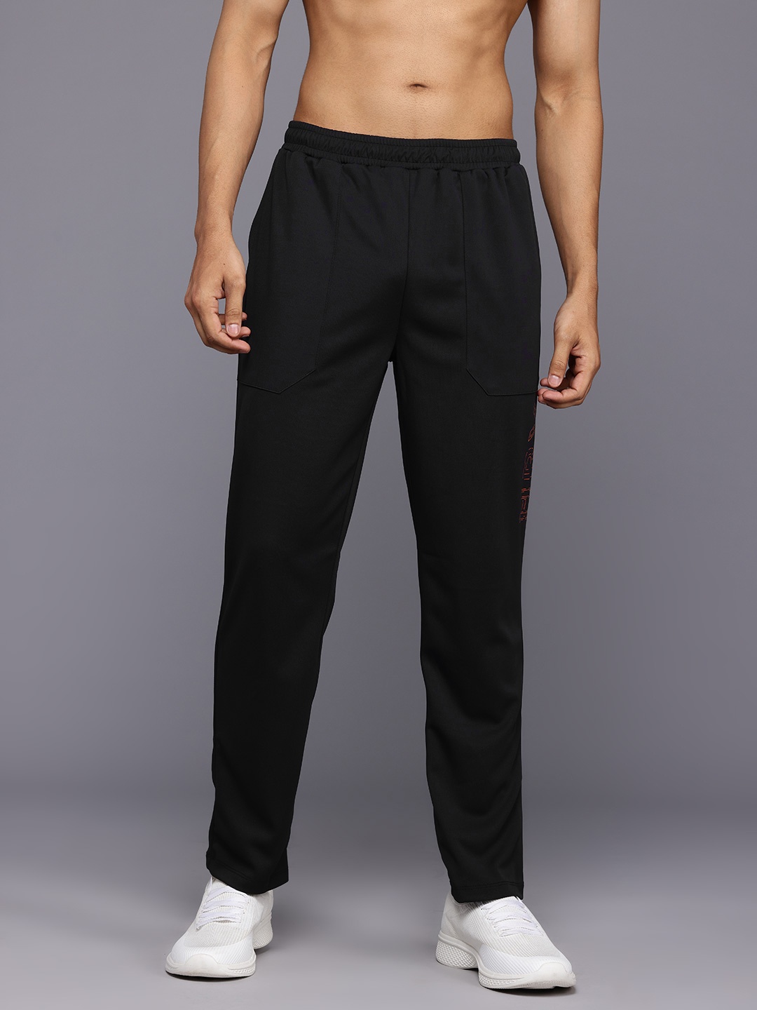 

HRX by Hrithik Roshan Men Rapid-Dry Training Track Pants, Black