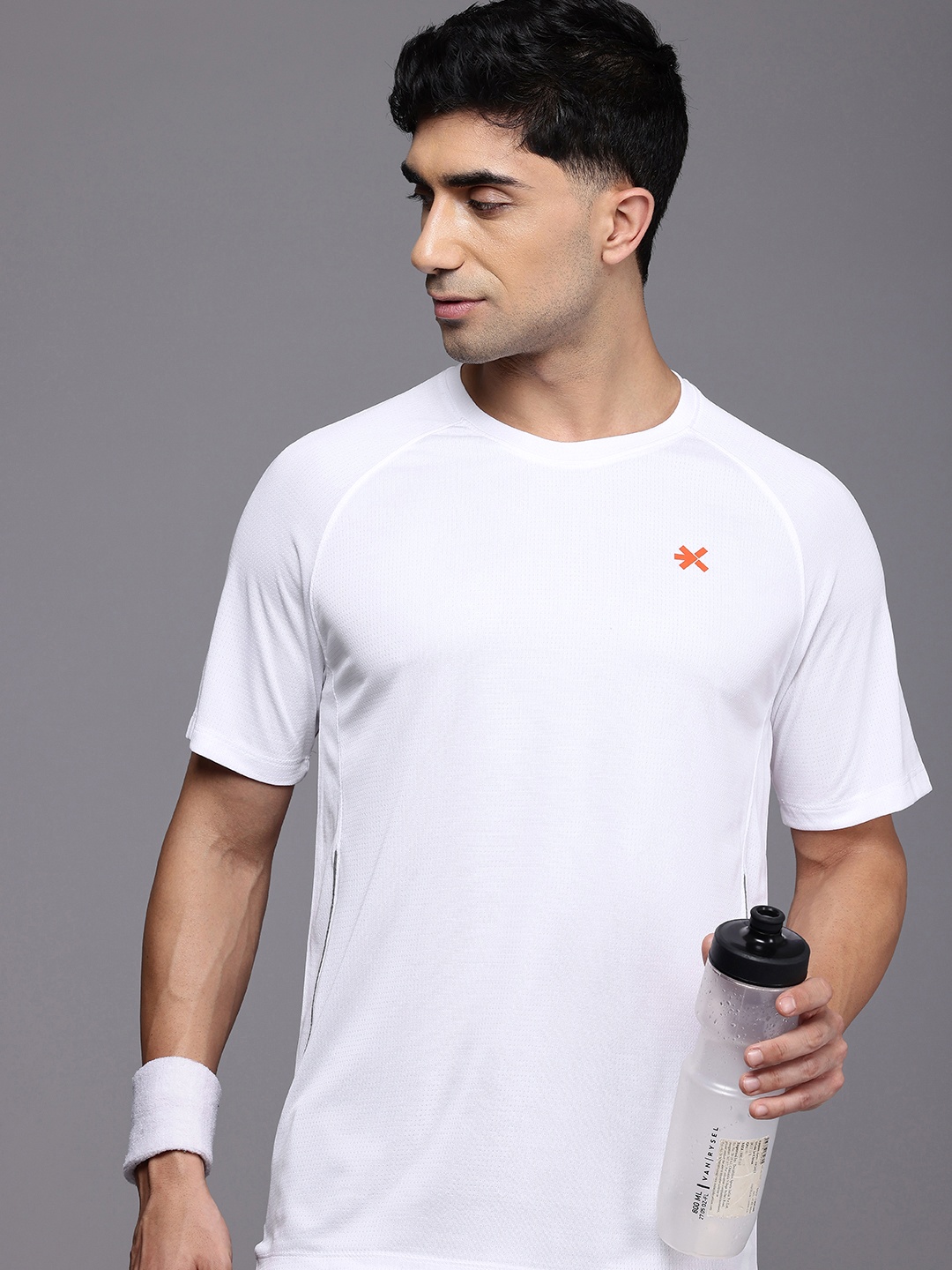 

HRX by Hrithik Roshan Solid Running T-shirt, White