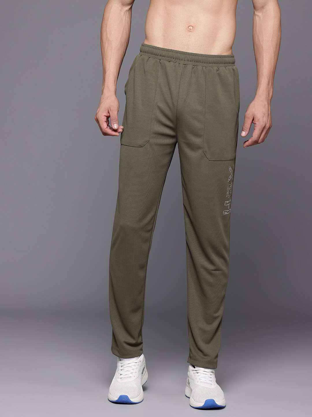 

HRX by Hrithik Roshan Men Rapid Dry Training Track Pants, Olive