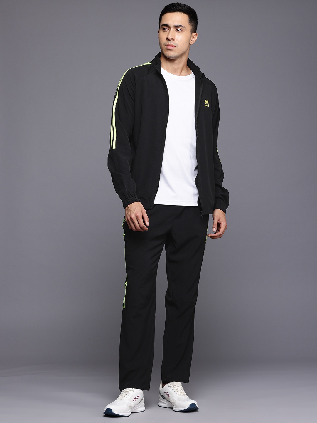 

HRX by Hrithik Roshan Running Tracksuit, Black