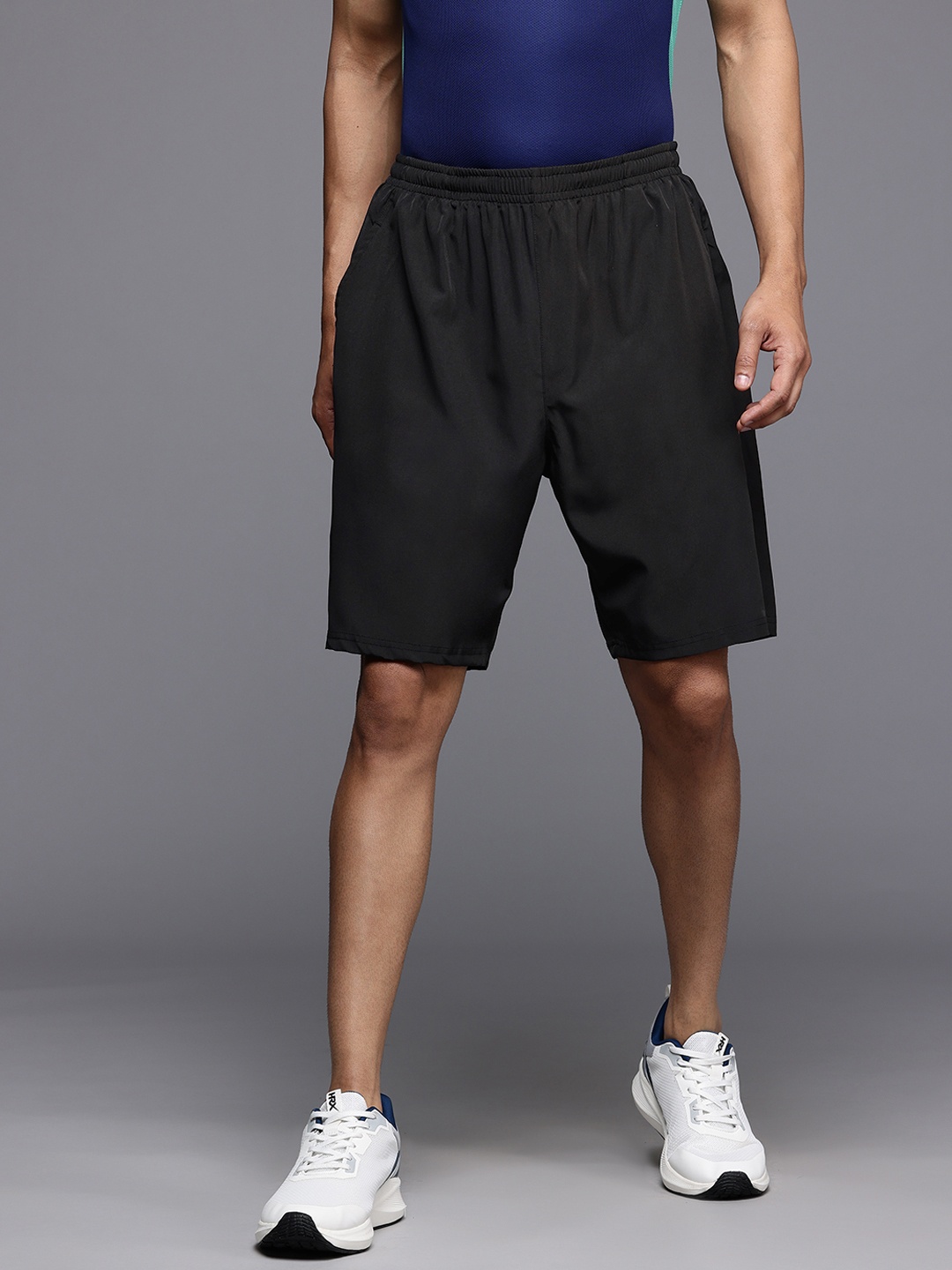 

HRX by Hrithik Roshan Rapid-Dry Training Shorts, Black