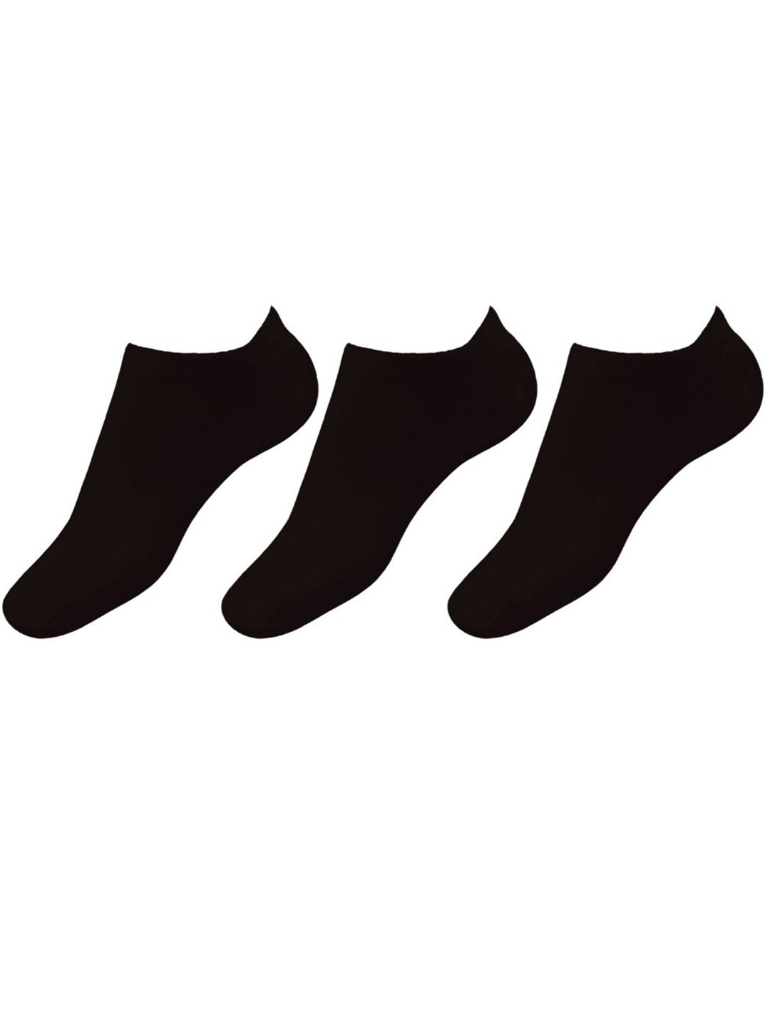 

Yuneek Women Pack Of 3 Ankle-Length Low Cut Cotton Socks, Black
