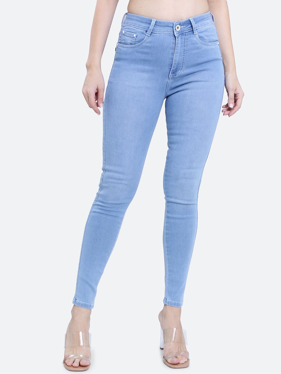 

FCK-3 Women Hottie High-Rise Clean Look Stretchable Jeans, Blue