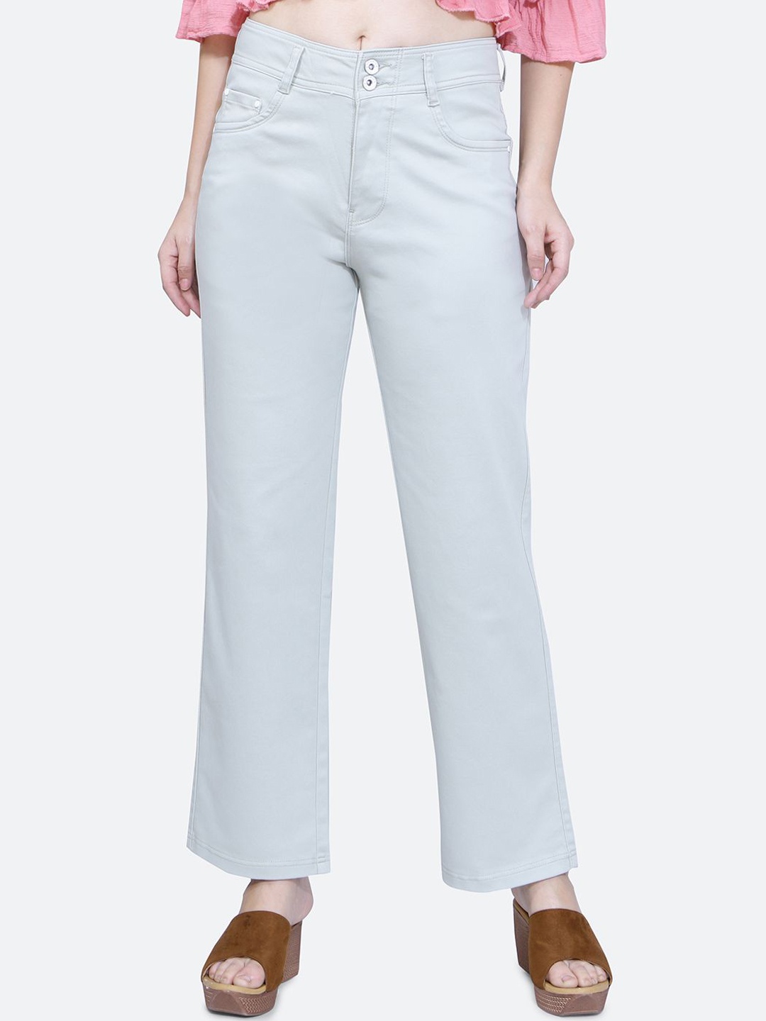 

FCK-3 Women Hottie Bootcut High-Rise Stretchable Jeans, Blue