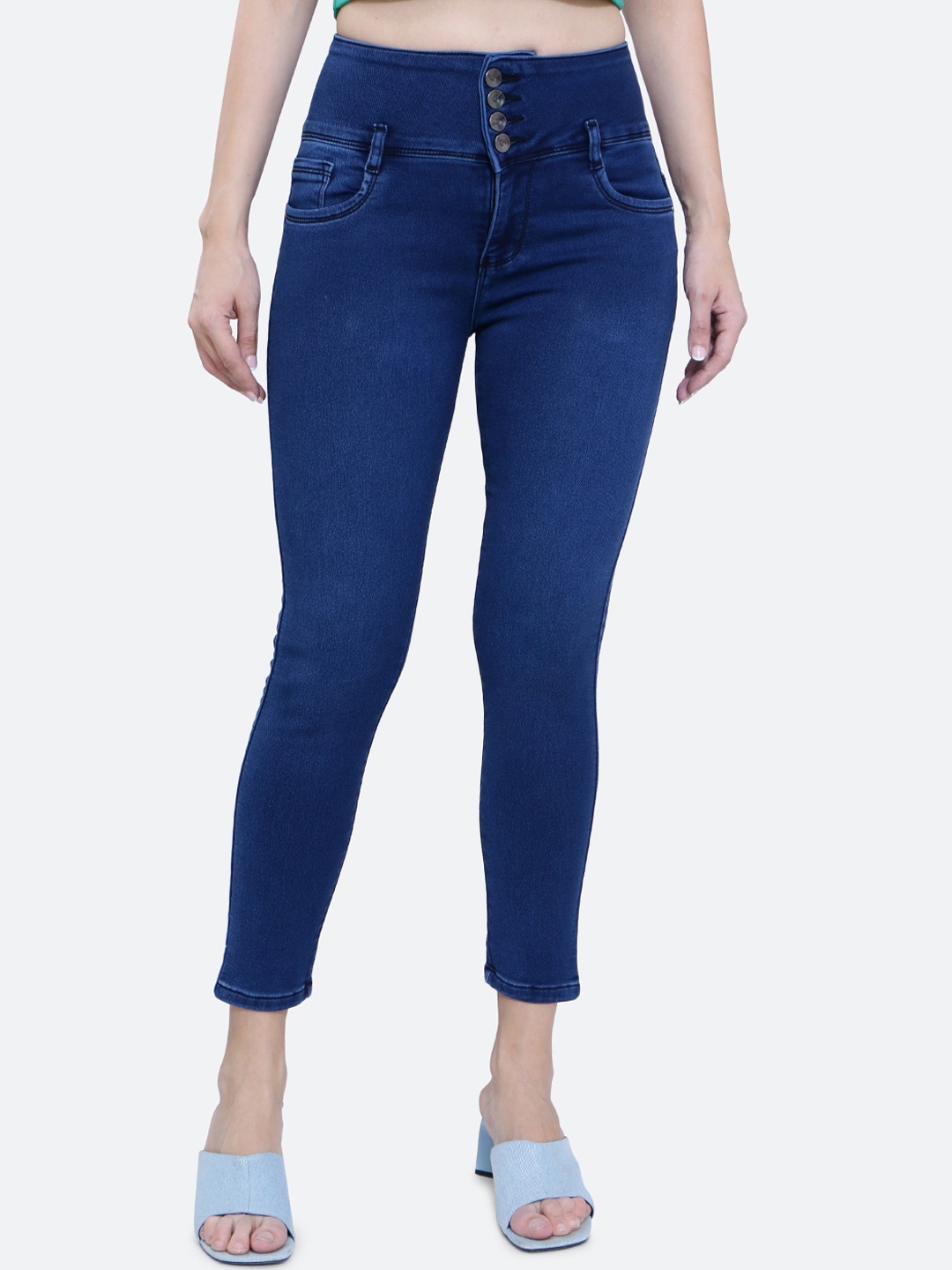 

FCK-3 Women Hottie High-Rise Stretchable Jeans, Blue