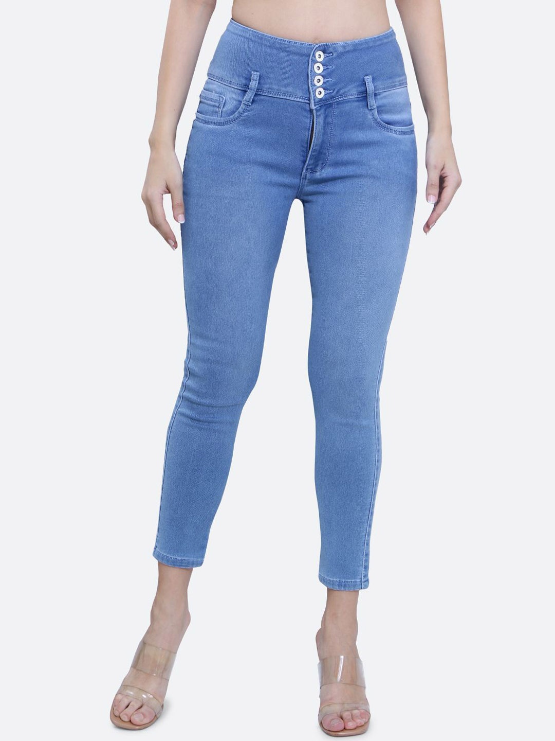 

FCK-3 Women Hottie High-Rise Stretchable Jeans, Blue