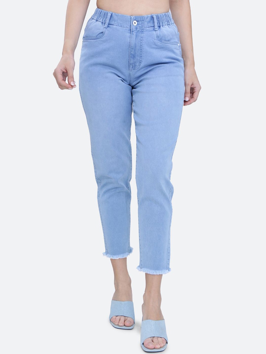 

FCK-3 Women Hottie High-Rise Stretchable Jeans, Fuchsia