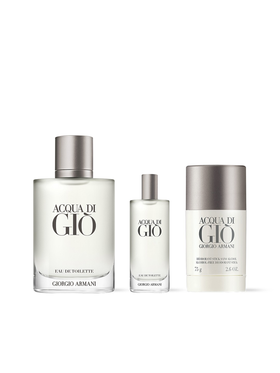 

Giorgio Armani Acqua di Gio Homme Eau De Toilette Set, Transparent
