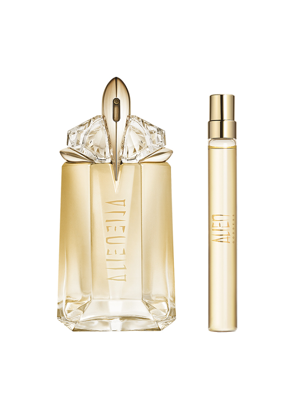 

MUGLER Women Alien Goddess Eau De Parfum Set - 60 ml & 10 ml, Yellow