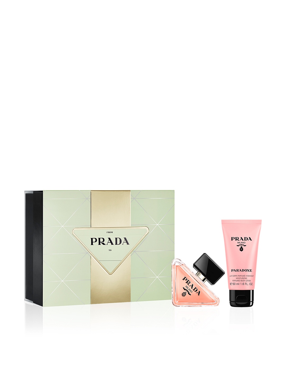 

Prada Milano Paradoxe Eau De Parfum 50ml & Body Lotion 50ml, Pink