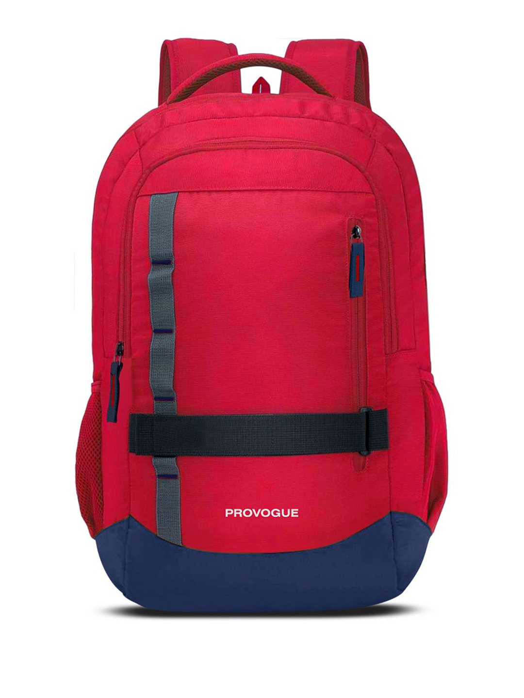 

Provogue Unisex Embroidered Backpack, Blue