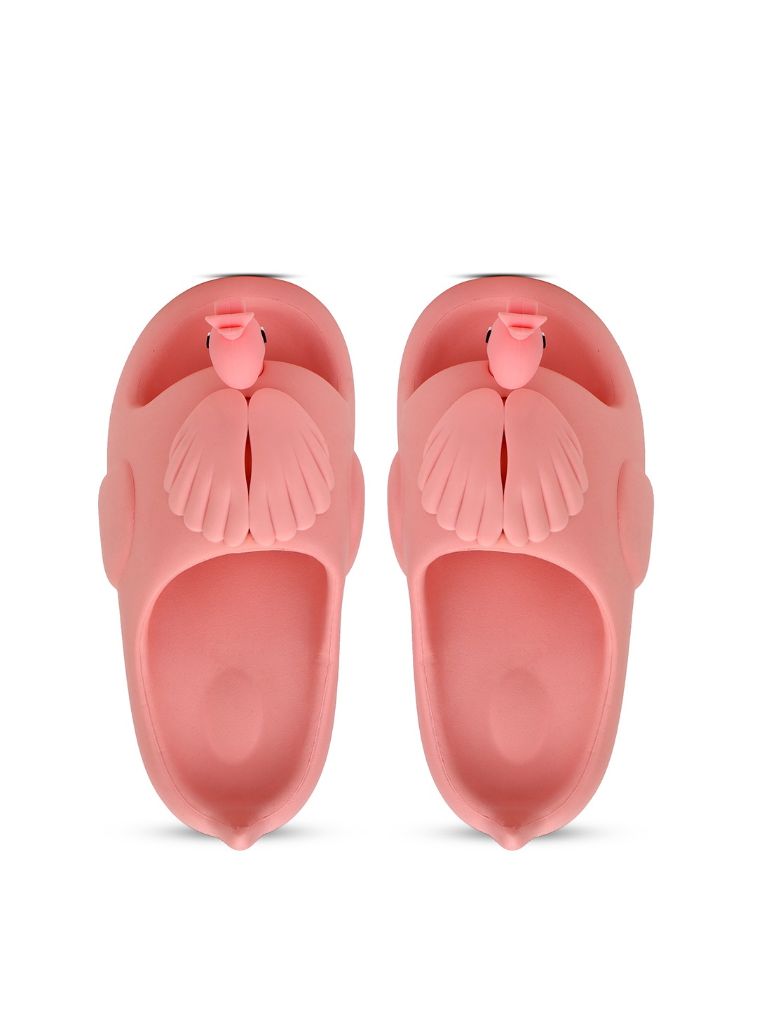 

CASSIEY Women Lightweight cute Swan Sliders, Pink