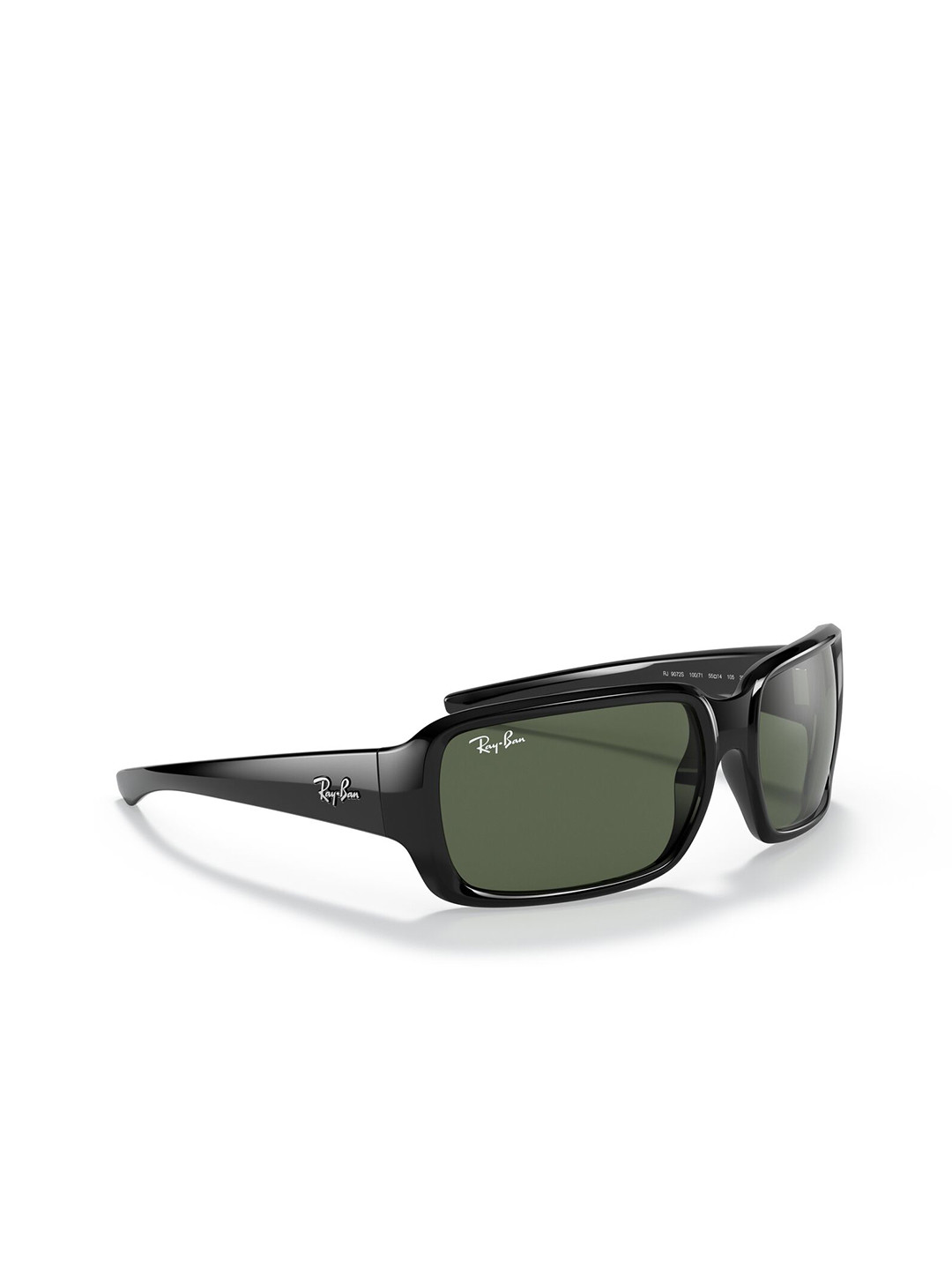 

Ray-Ban Kids Unisex UV Protected Green Lens Rectangle Sunglasses - 0RJ9072S100/7155