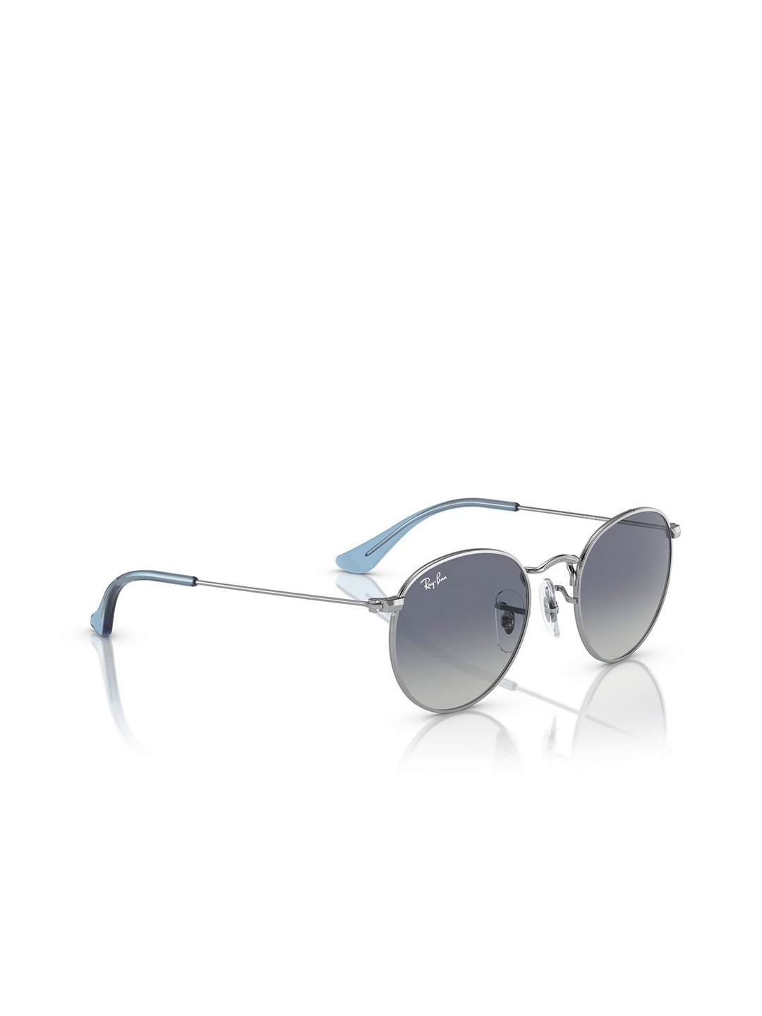 

Ray-Ban Kids Unisex Gradient Blue Lens Round Sunglasses - 0RJ9547S212/4L44