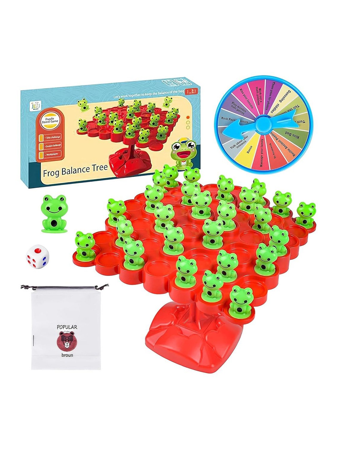 

Kidology Kids Frog Balance Counting Preschool Math Game, Red
