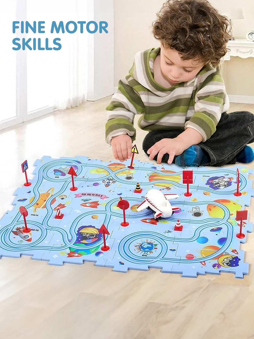 

Kidology DIY Jigsaw Puzzle Educational Play Set (Age3+), Blue