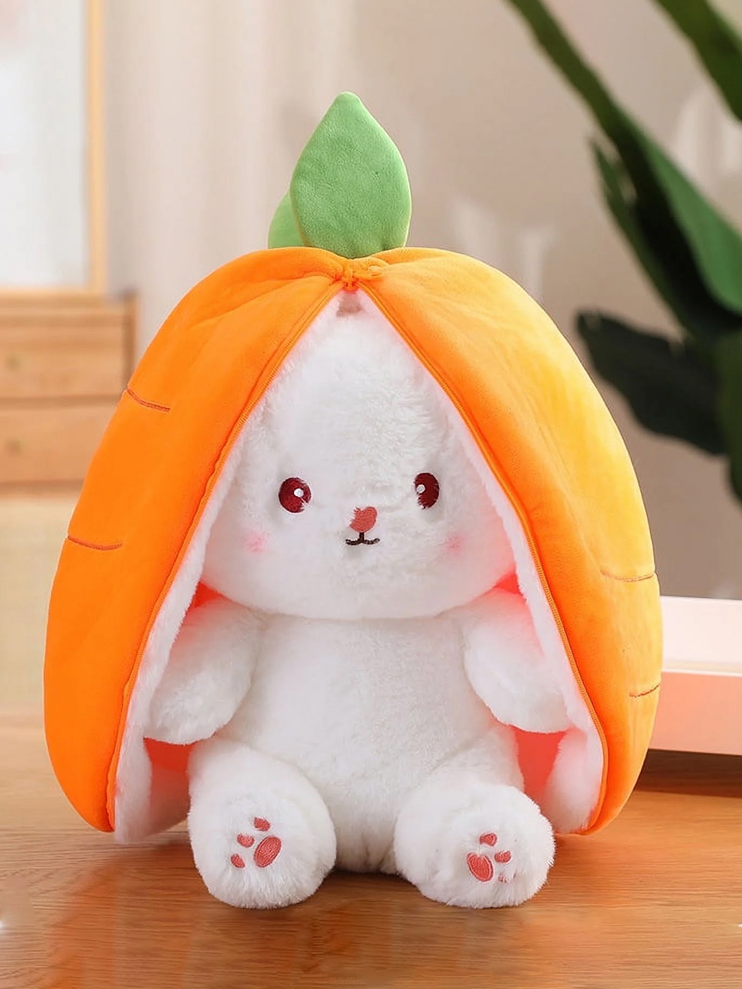 

Kidology Reversible Bunny Soft Toy (Carrot Shaped, 25cm), White