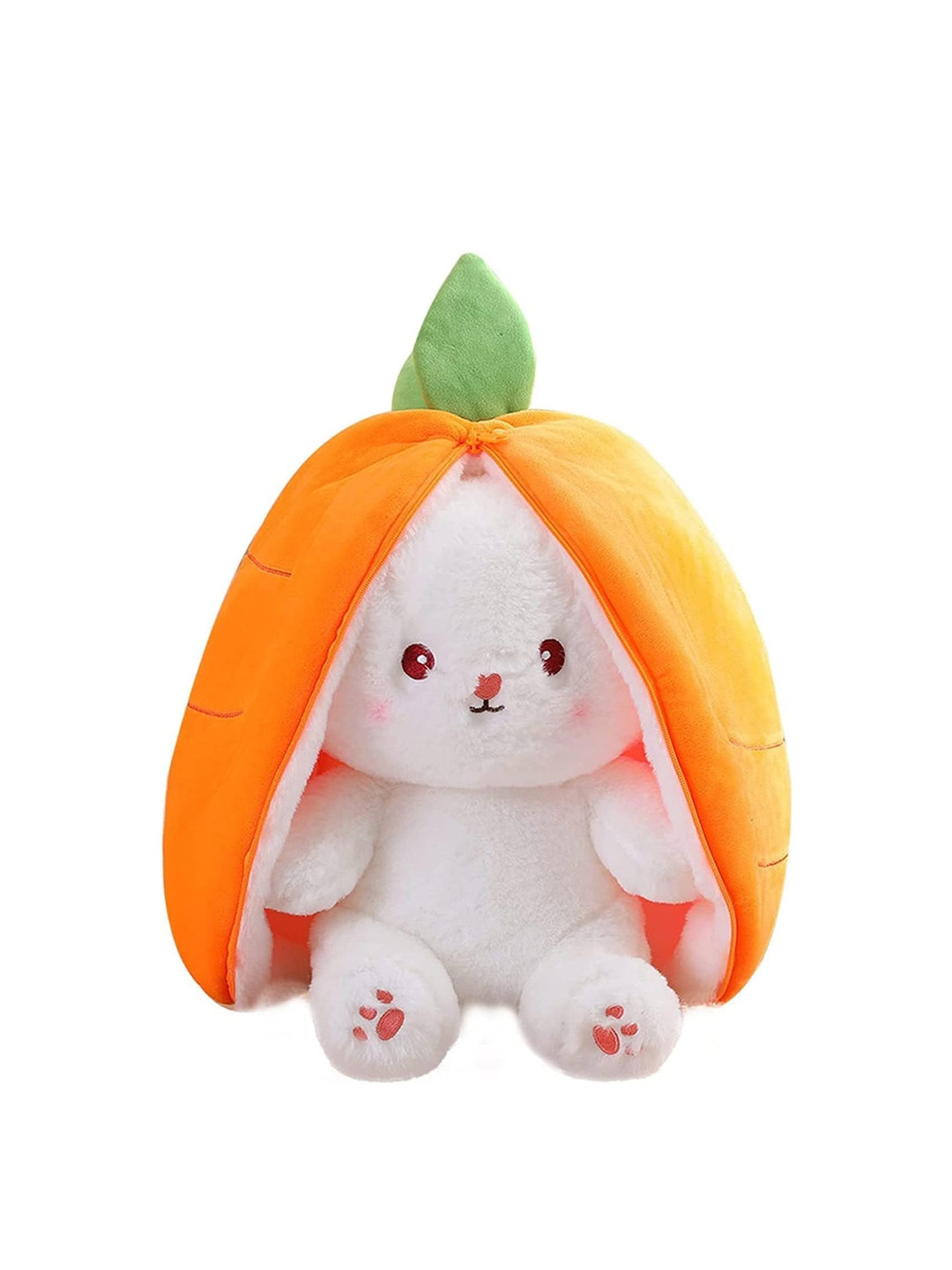 

Kidology Plush Toy Pillow, Reversible Bunny Cute Rabbit Sofa Pillow, White
