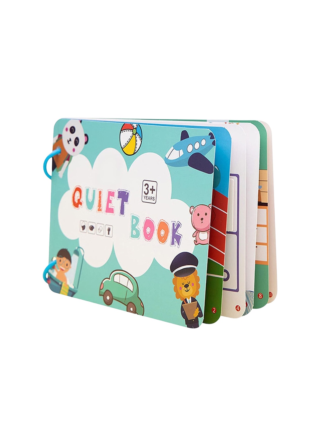 

Kidology Kids Montessori DIY Daily Life Quiet Book Learning and Development Toys, Green