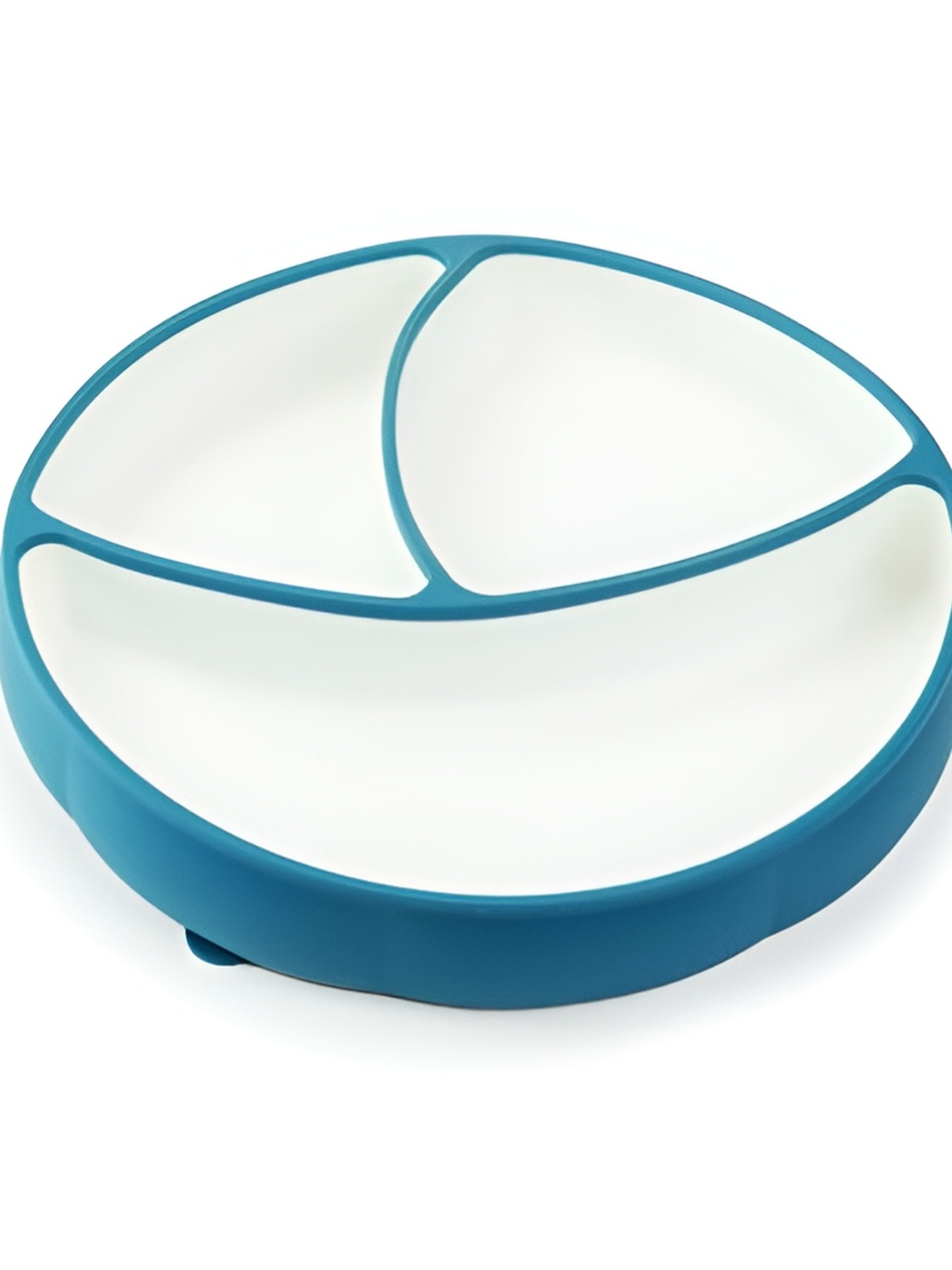 

Starkiddo Blue & White Silicone Matte BPA-Free Plate